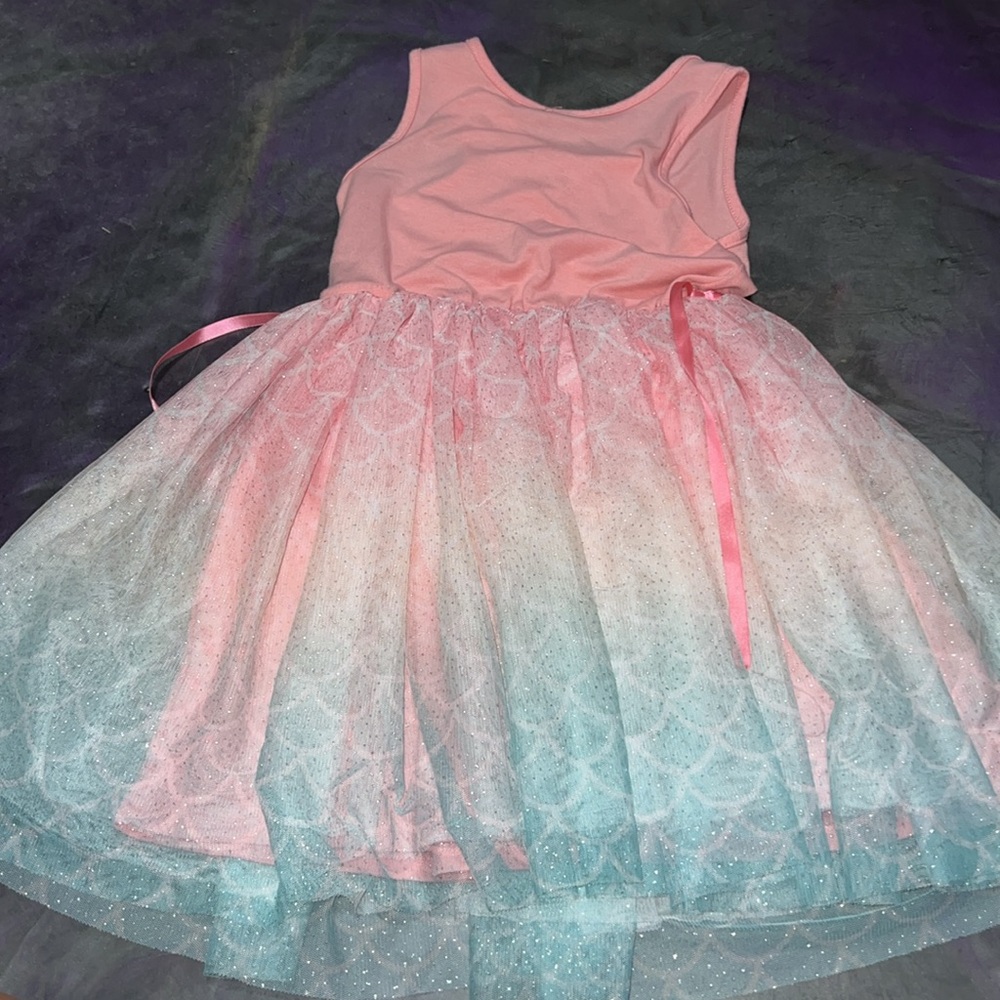 Girls Zunie mermaid dress - Picture 3 of 3